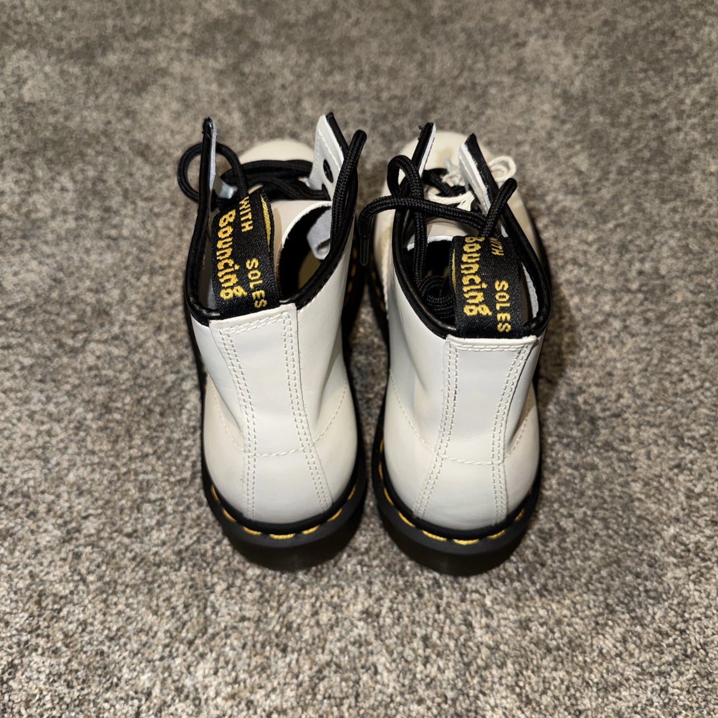 Size 6 Men’s- Dr. Martens Boots White