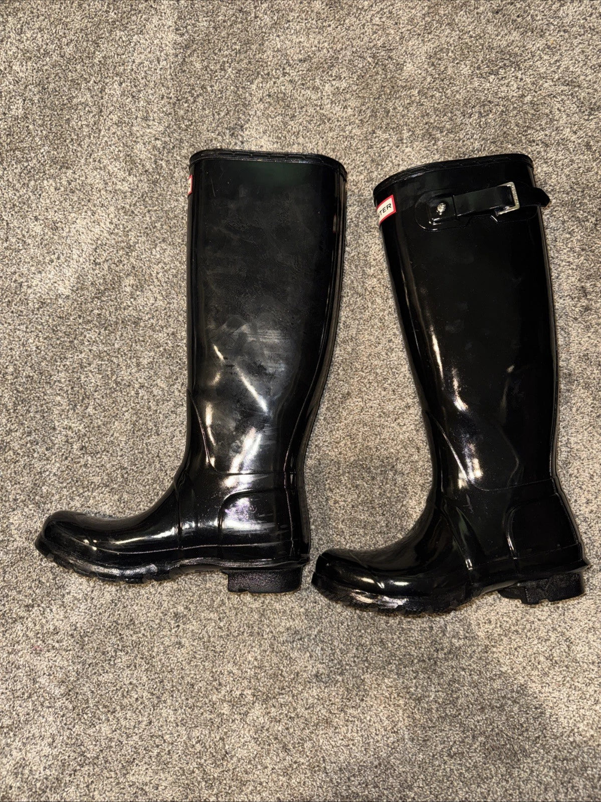 Size 5 Women’s- Hunter Rain Boots Tall- Black