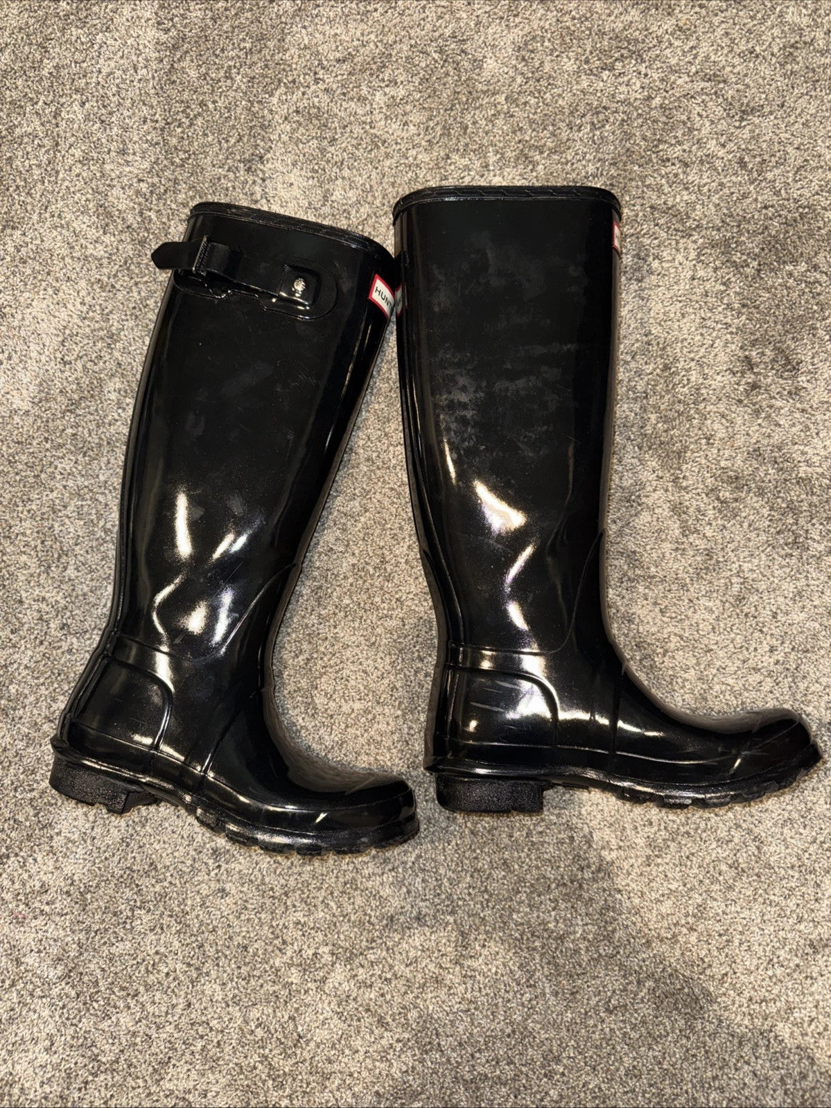 Size 5 Women’s- Hunter Rain Boots Tall- Black