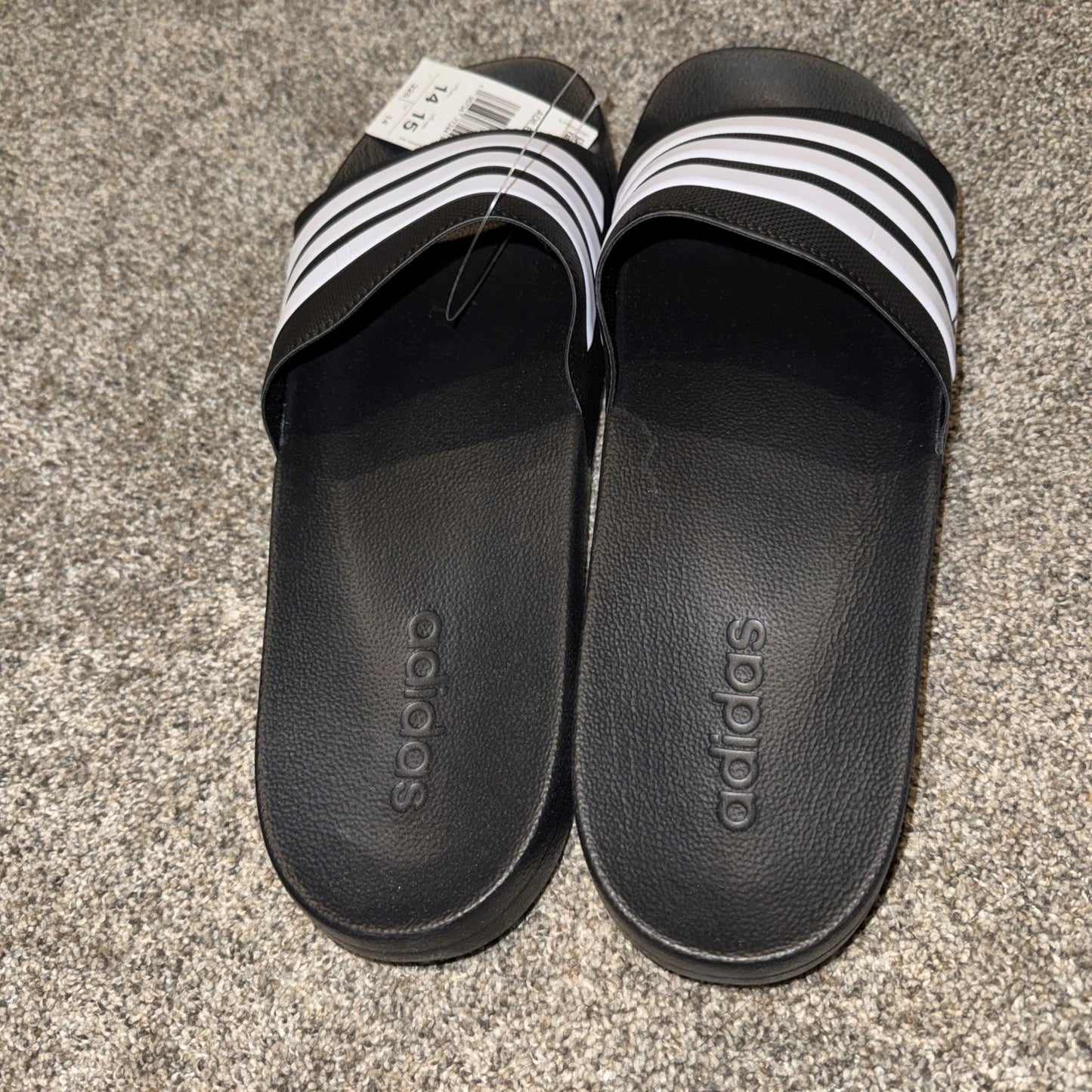 Size 14 Men’s- Adidas Adilette Shower Slides Black