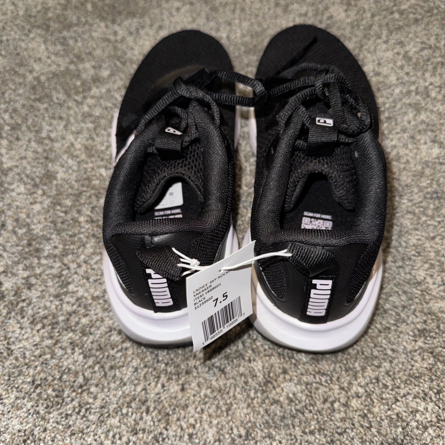 Size 7.5 Women’s- Puma Skyrocket Black