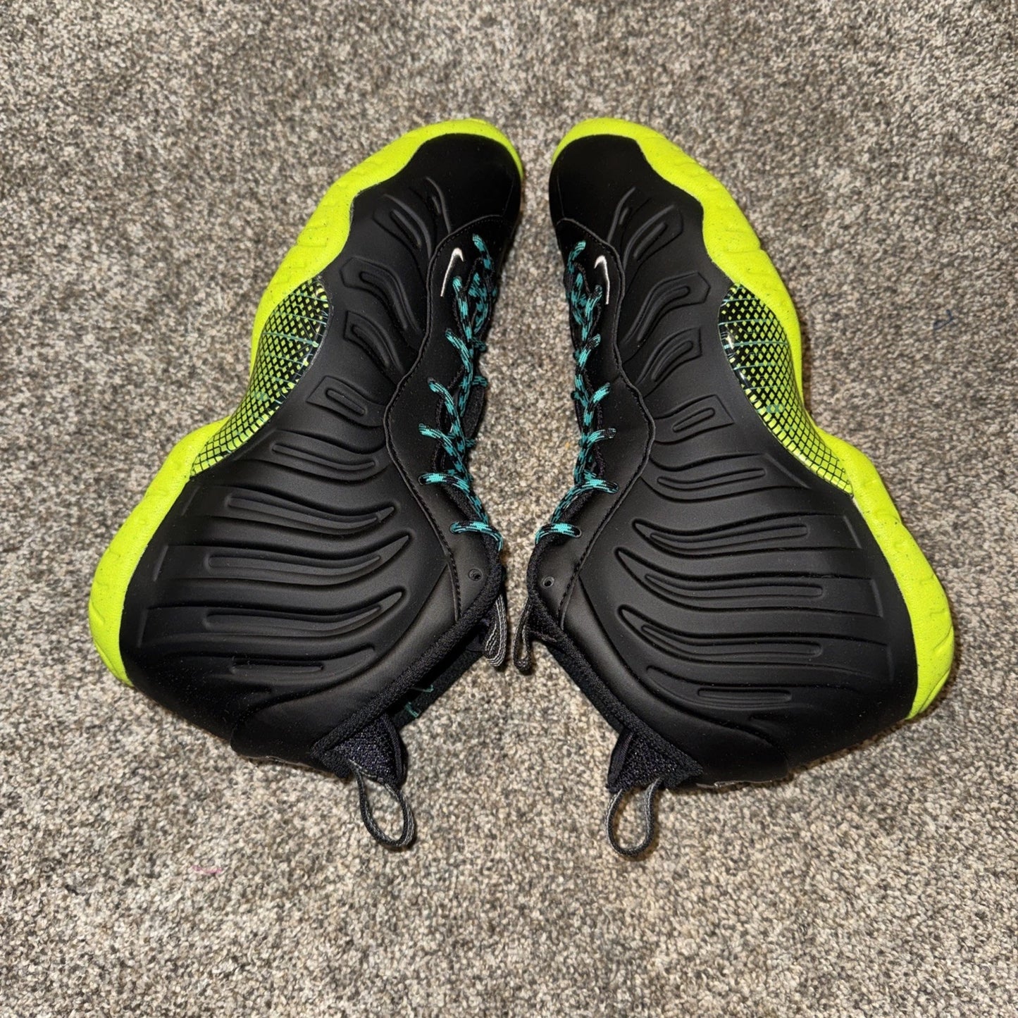 Size 5.5Y- Nike Little Posite One Black