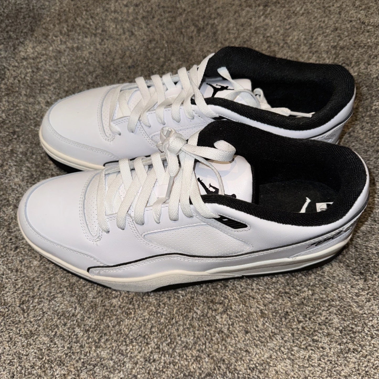 Size 12 Men’s - Air Jordan Flight Court White Black
