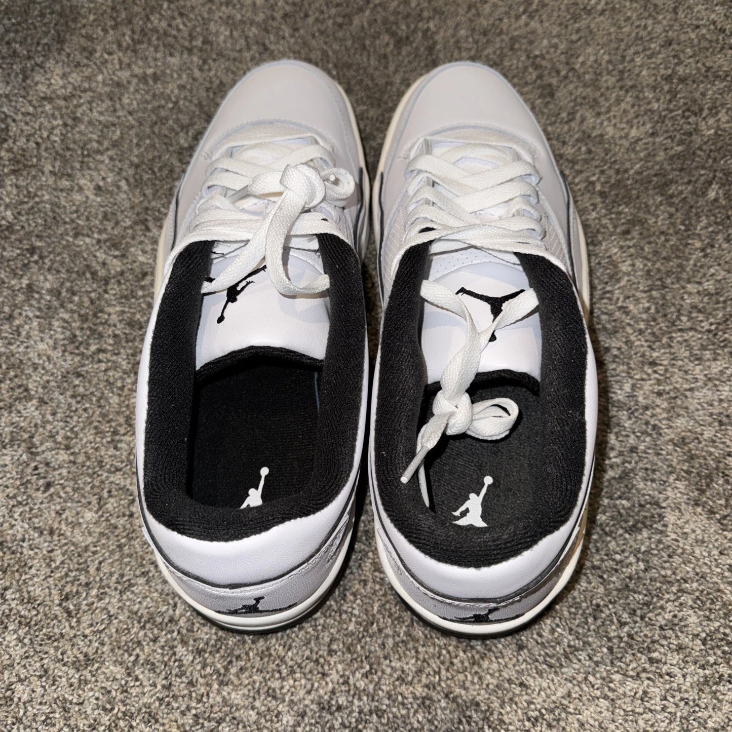 Size 12 Men’s - Air Jordan Flight Court White Black