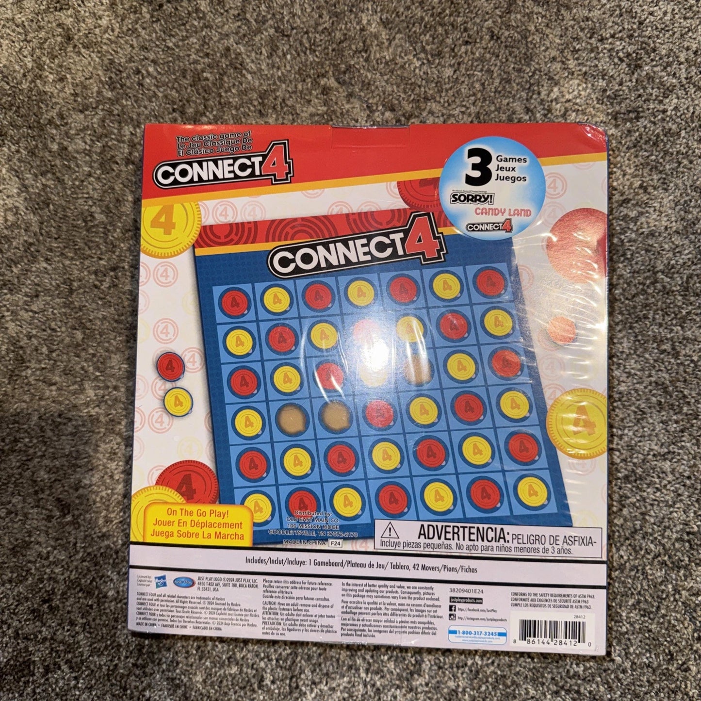 3 Games- Sorry!- Candy Land- Juegos