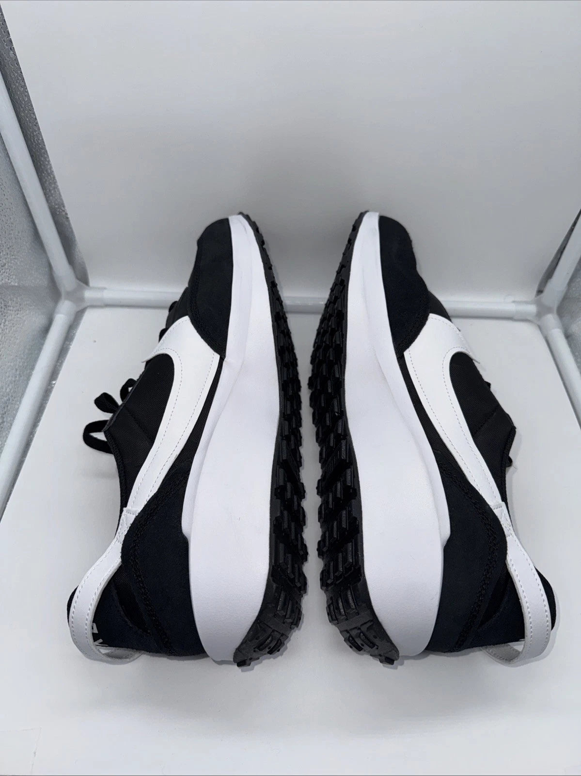 Size 12 Men’s - Nike Waffle Debut Black White