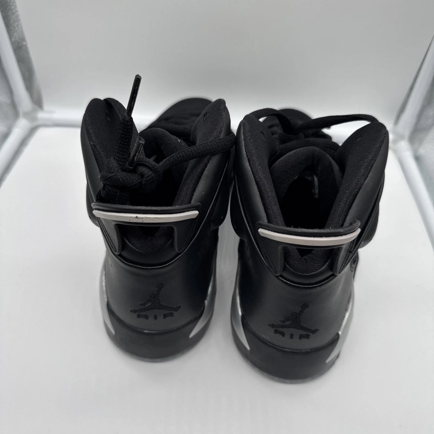 Size 7Y- Jordan 6-17-23 Black Metallic (GS)