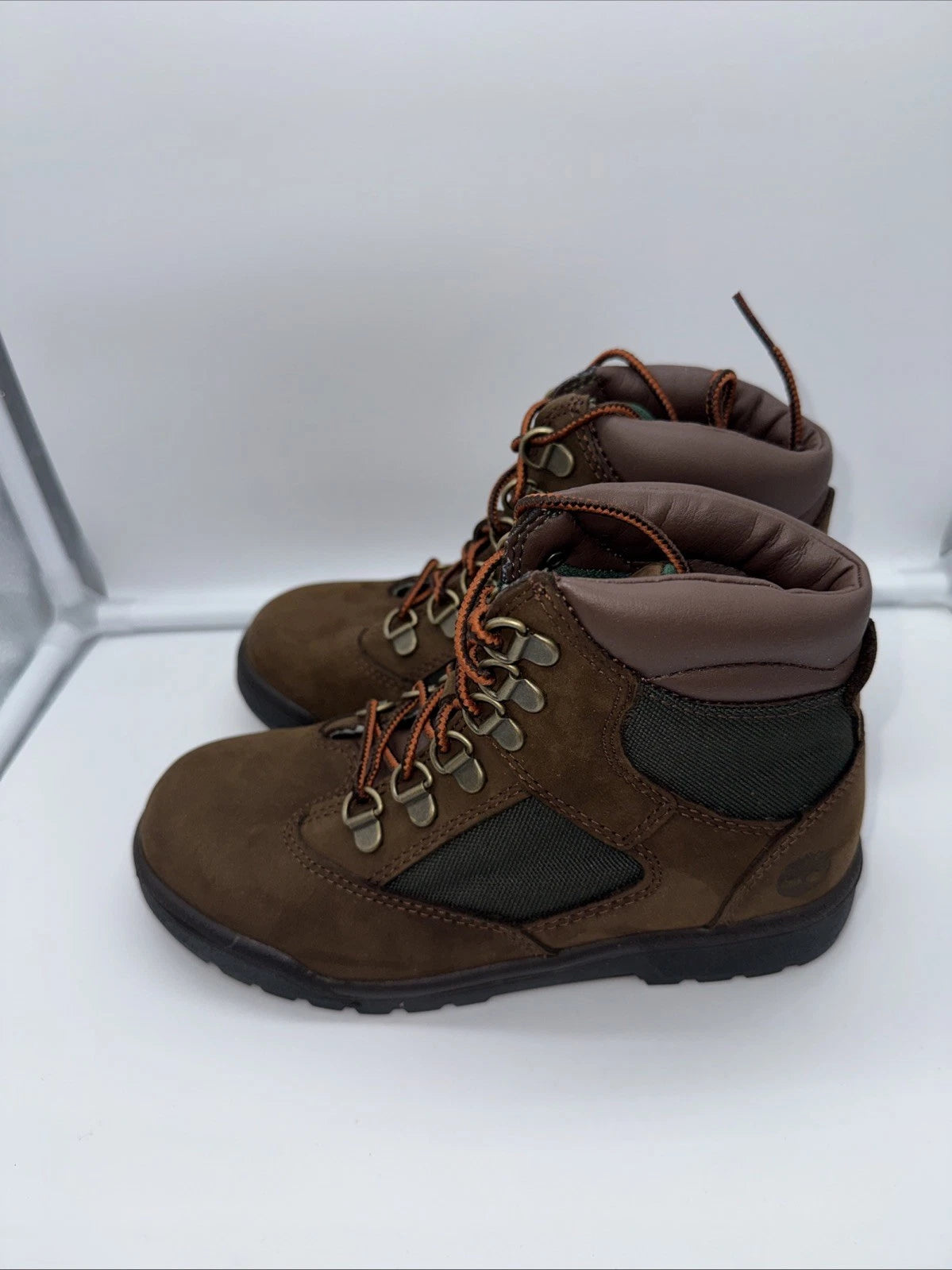 Size 2Y- Timberland Field Boot Medium Brown