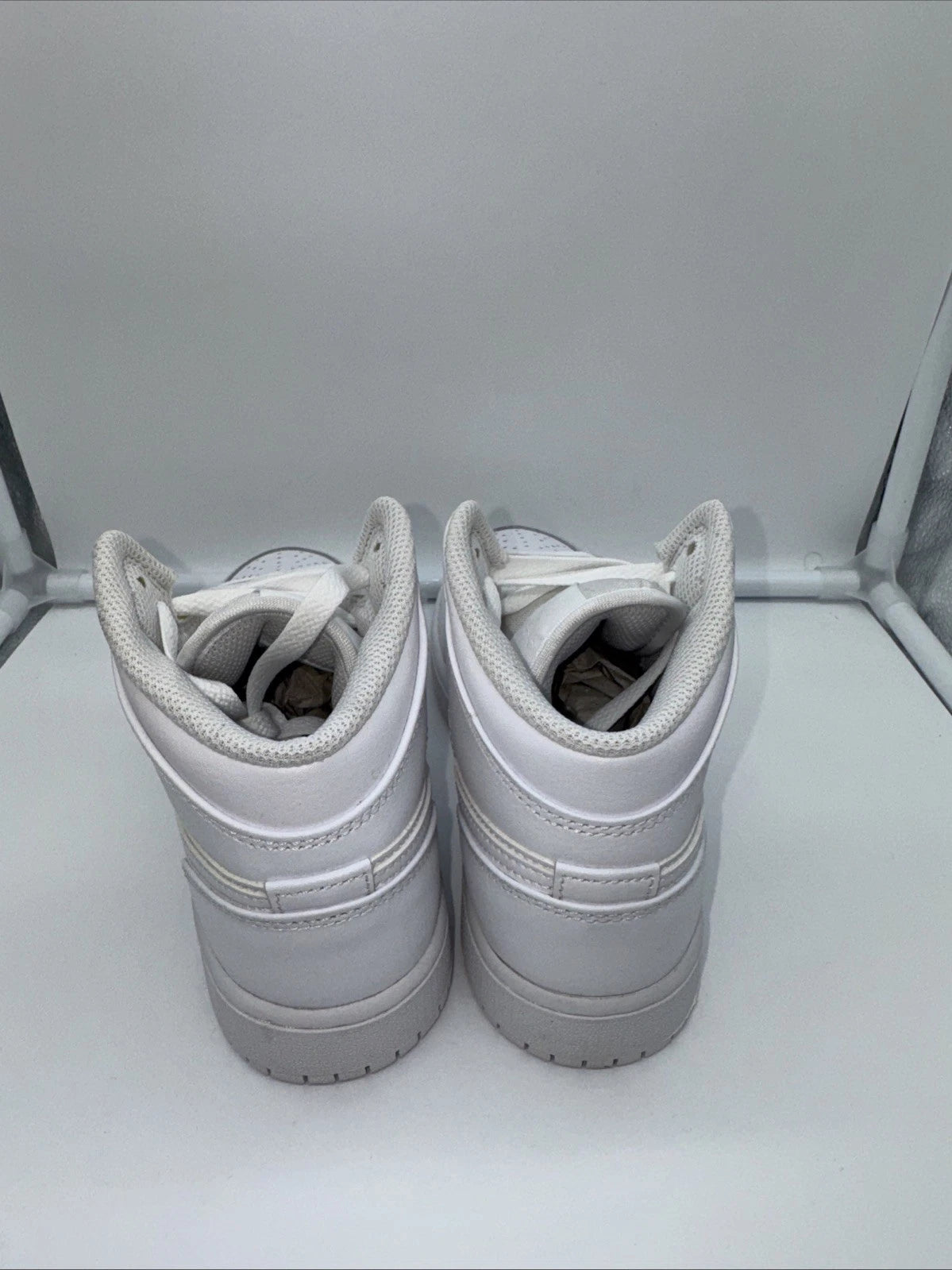 Size 3.5Y- Jordan 1 Mid Triple White