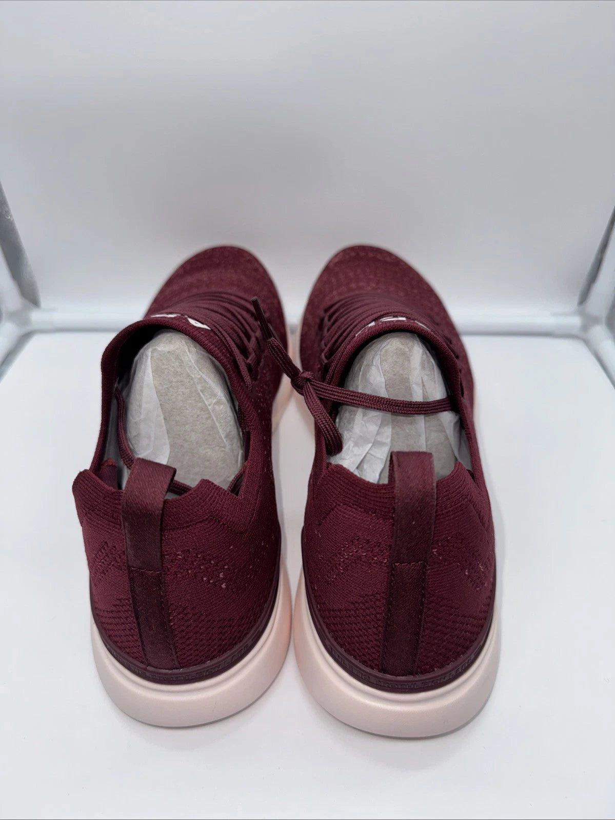 Size 10.5 Men’s- APL Athletic Propulsion Labs Men’s Techloom Breeze- Burgundy