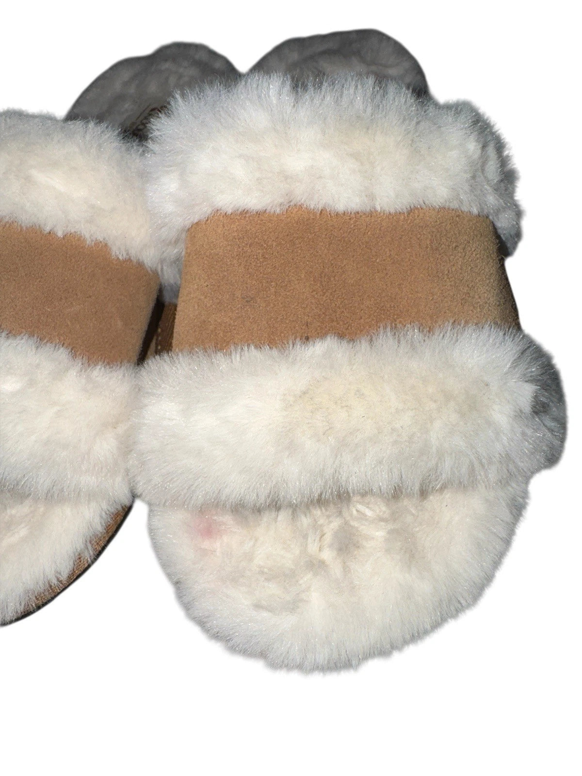 Women’s Size 5- Koolaburra By UGG Slippers- White/Brown
