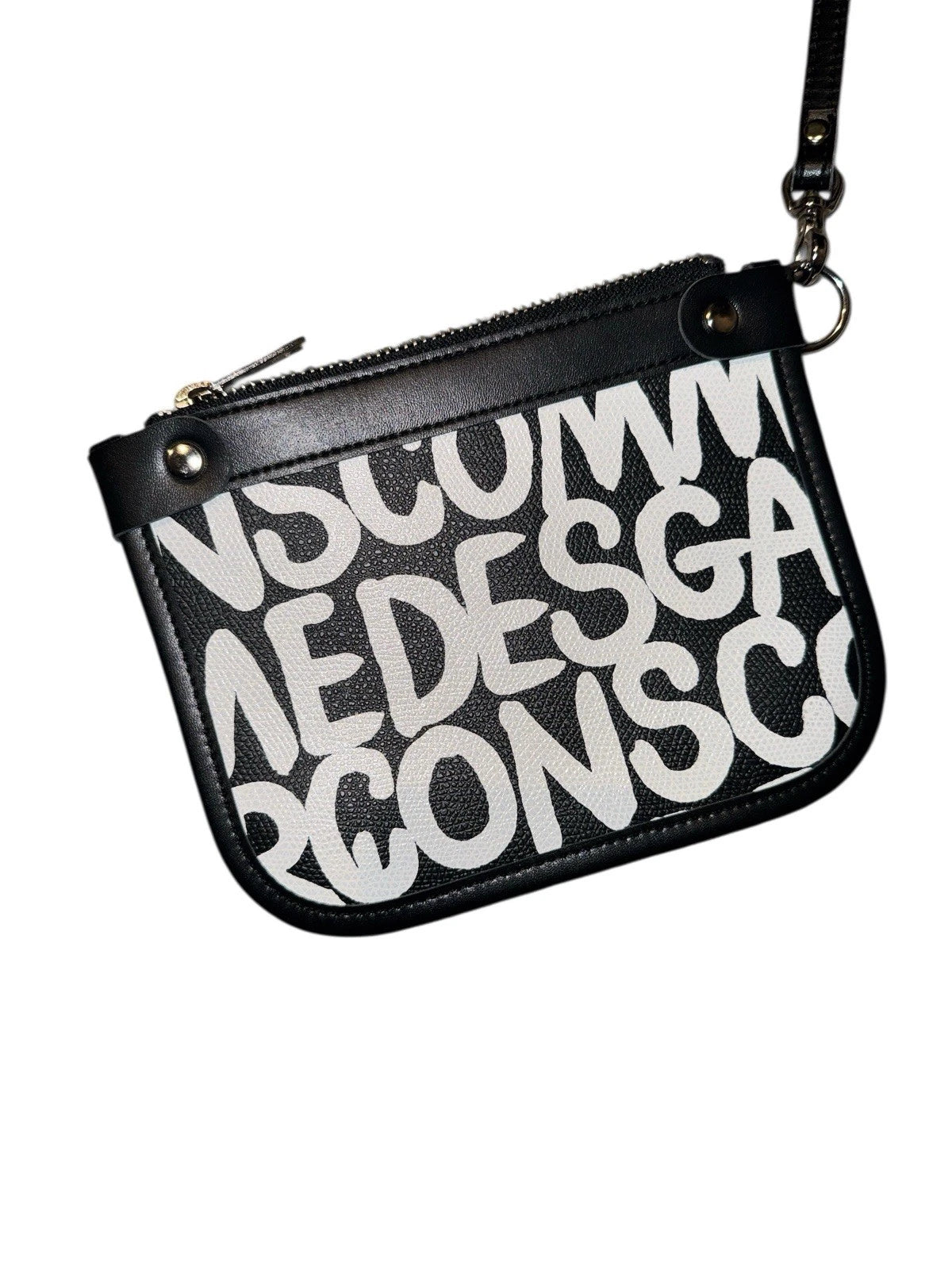 Comme Des Garçon Graffiti Print PVC Tote Handbag