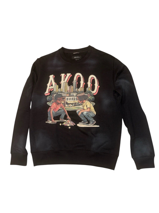 Men’s Large- Akoo Sweatshirt Black