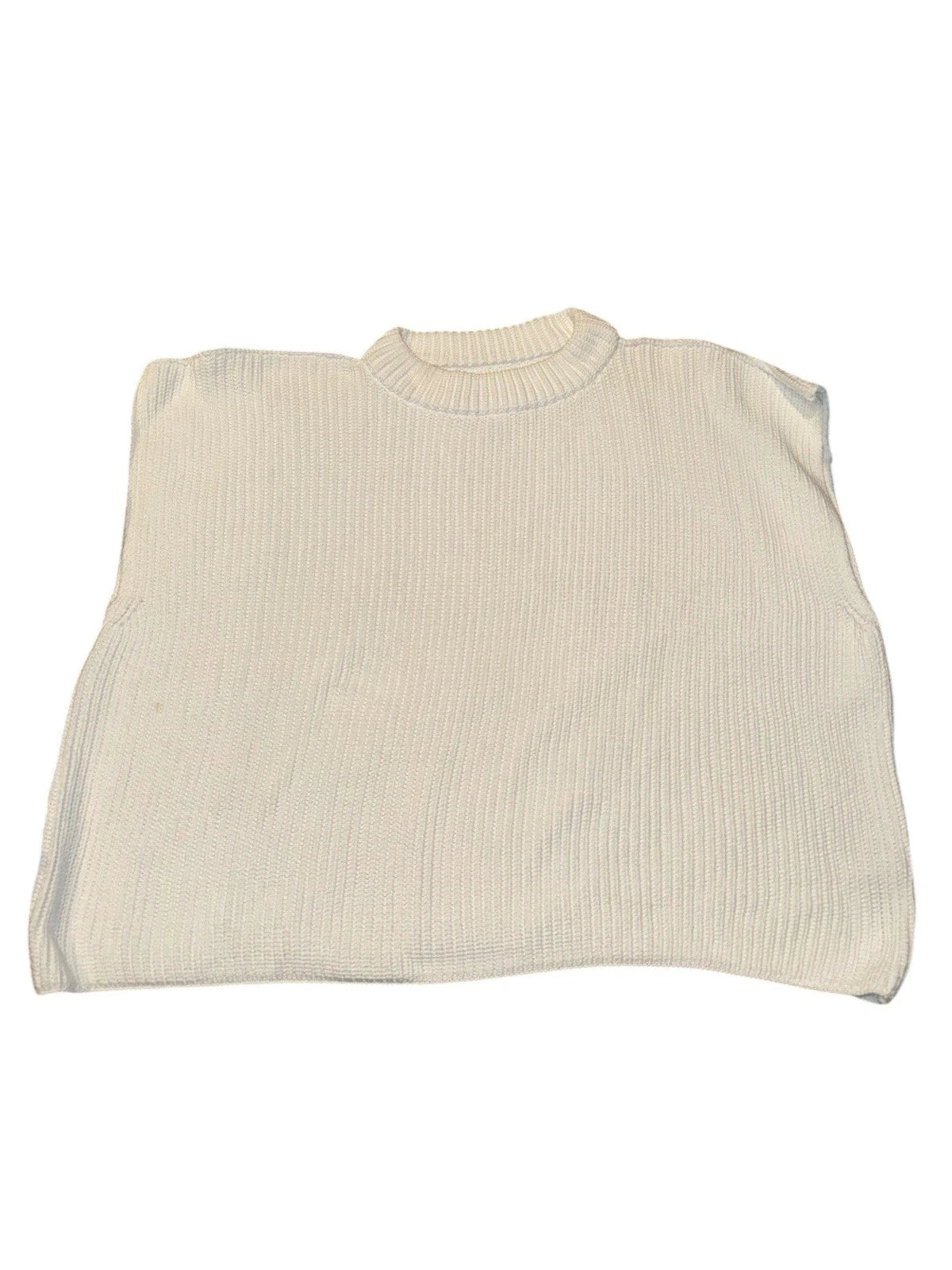 Women’s Medium Oversized Sweater- Frank & Eileen - White