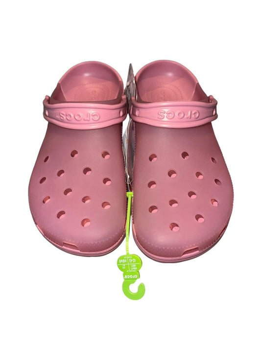 Women’s Size 11- Crocs Classic Frosted Clog- Pink