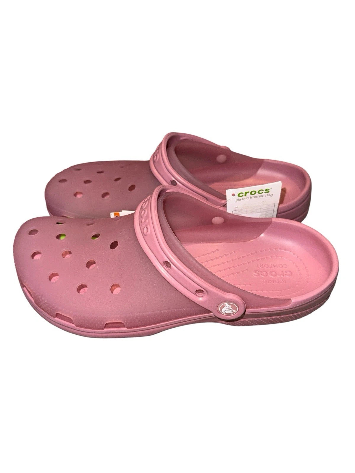 Women’s Size 11- Crocs Classic Frosted Clog- Pink
