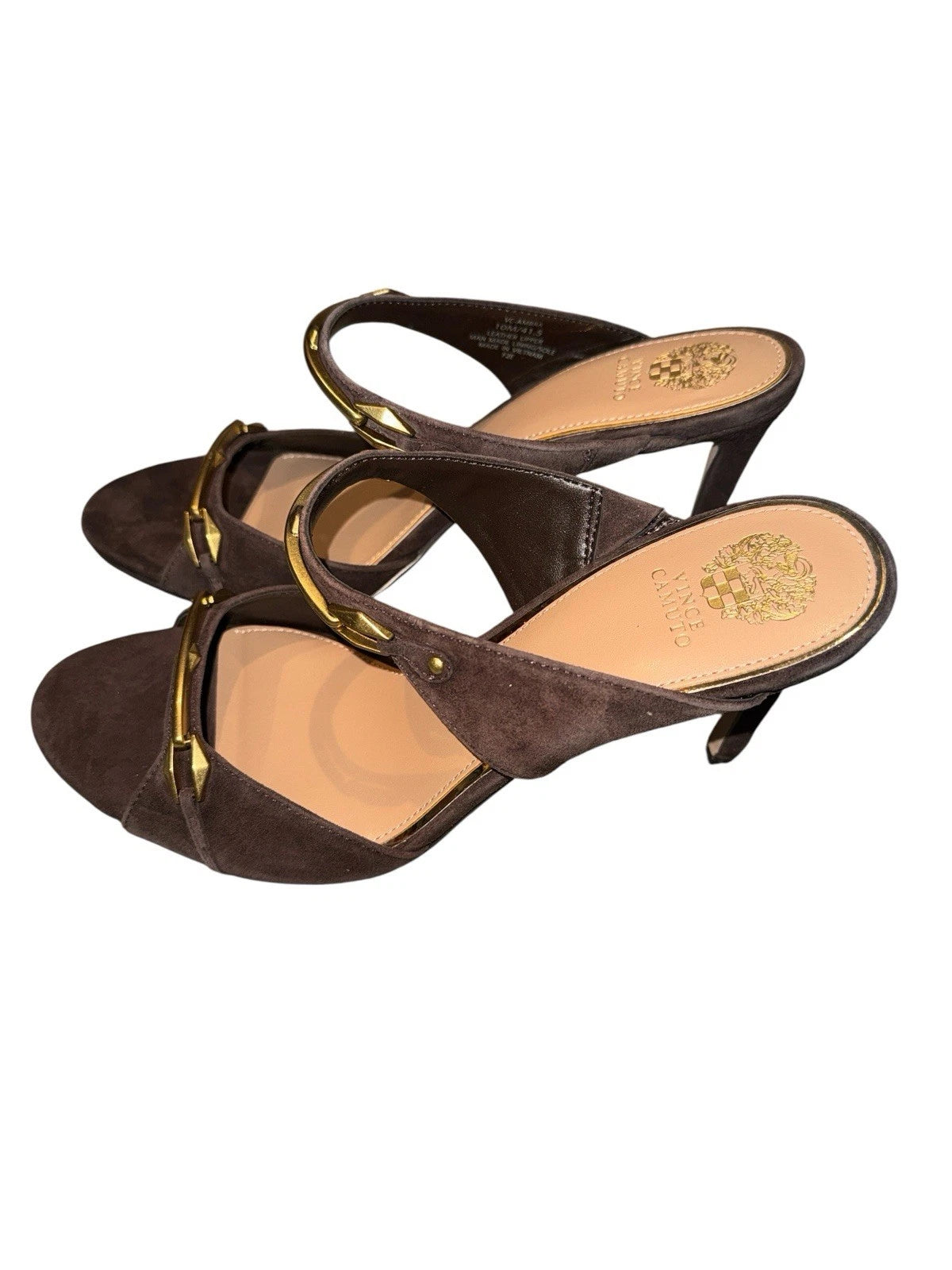 Women’s Size 10- Vince Camuto Shoes- Brown- Open Toe