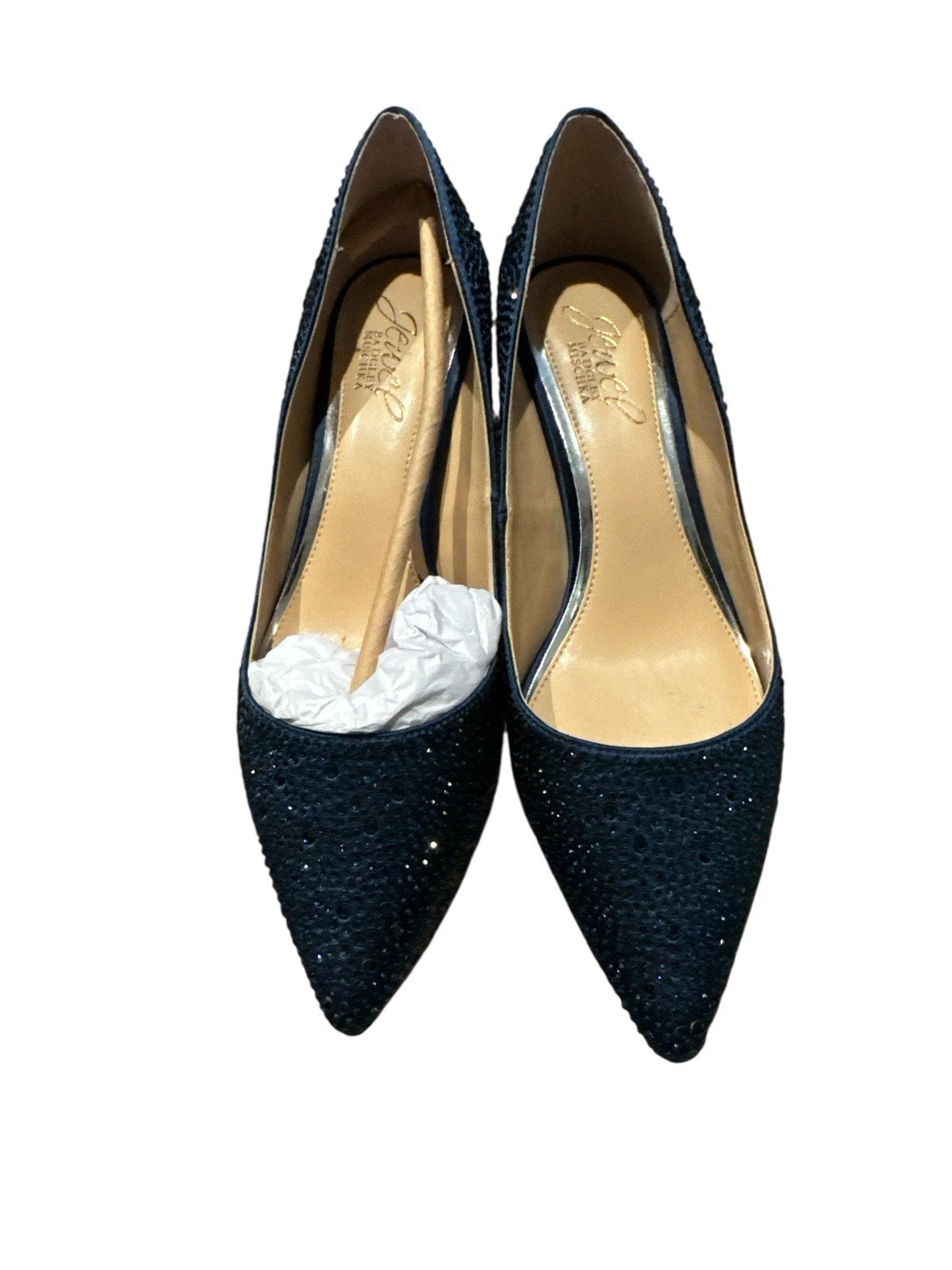 Women’s 6.5- Jewel Badgley Mischka Shoes- Dark Blue