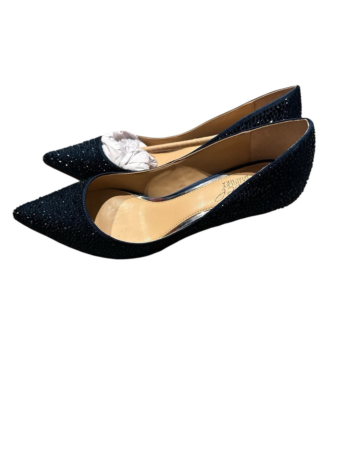 Women’s 6.5- Jewel Badgley Mischka Shoes- Dark Blue