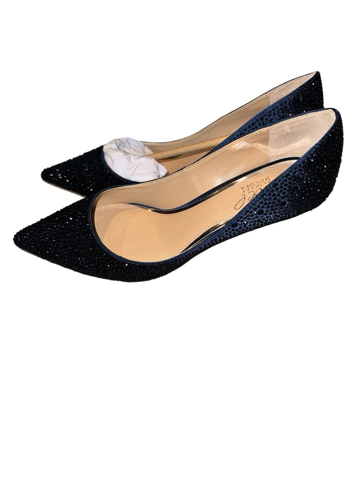Women’s 6.5- Jewel Badgley Mischka Shoes- Dark Blue