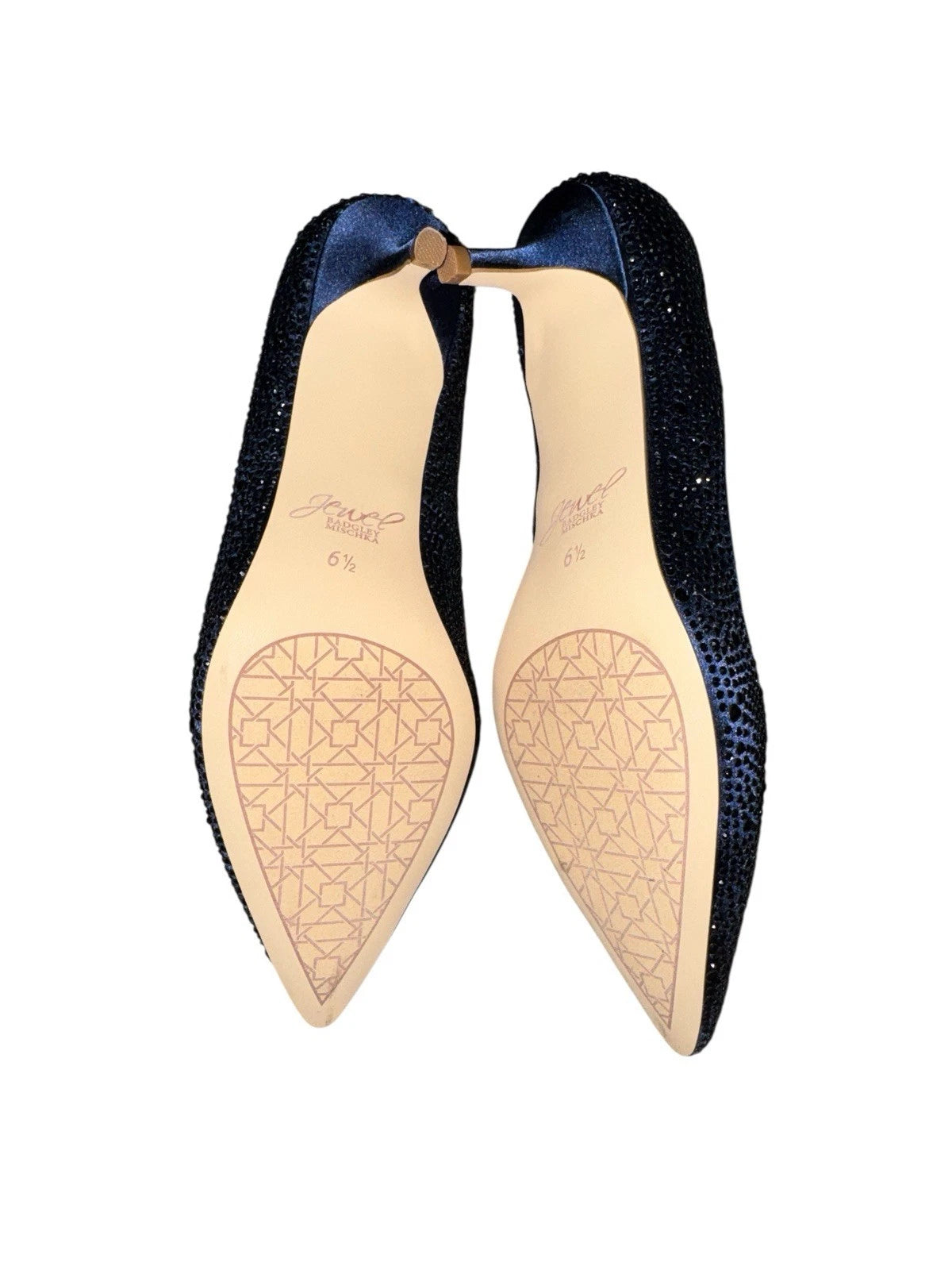 Women’s 6.5- Jewel Badgley Mischka Shoes- Dark Blue
