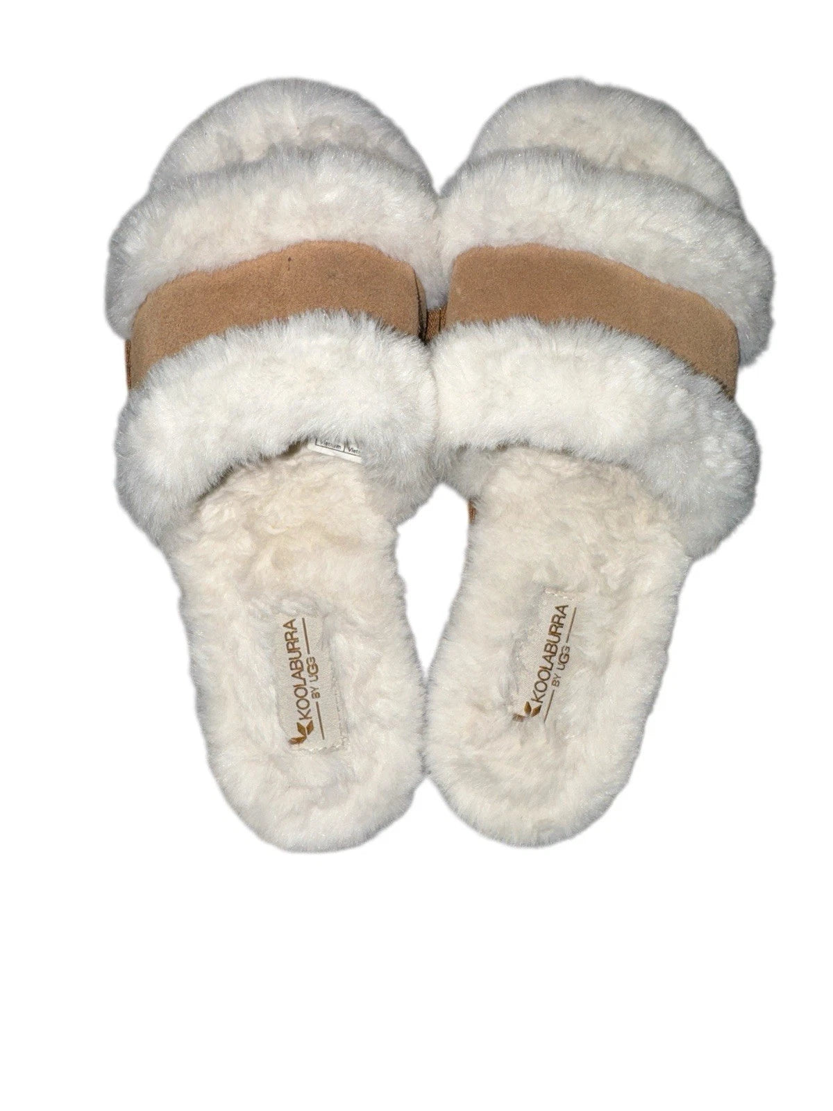 Women’s Size 5- Koolaburra By UGG Slippers- White/Brown