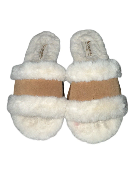Women’s Size 5- Koolaburra By UGG Slippers- White/Brown