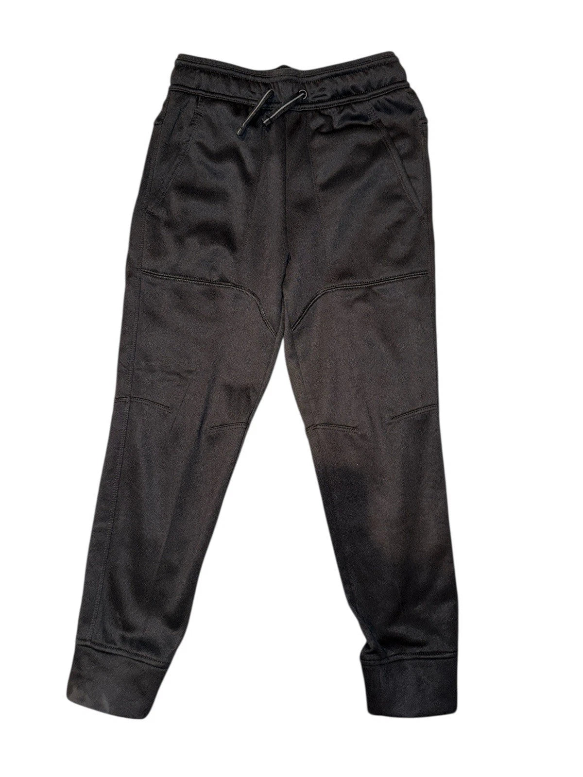 Boys Medium (8) Athletic Works Fleece Jogger Pants Black