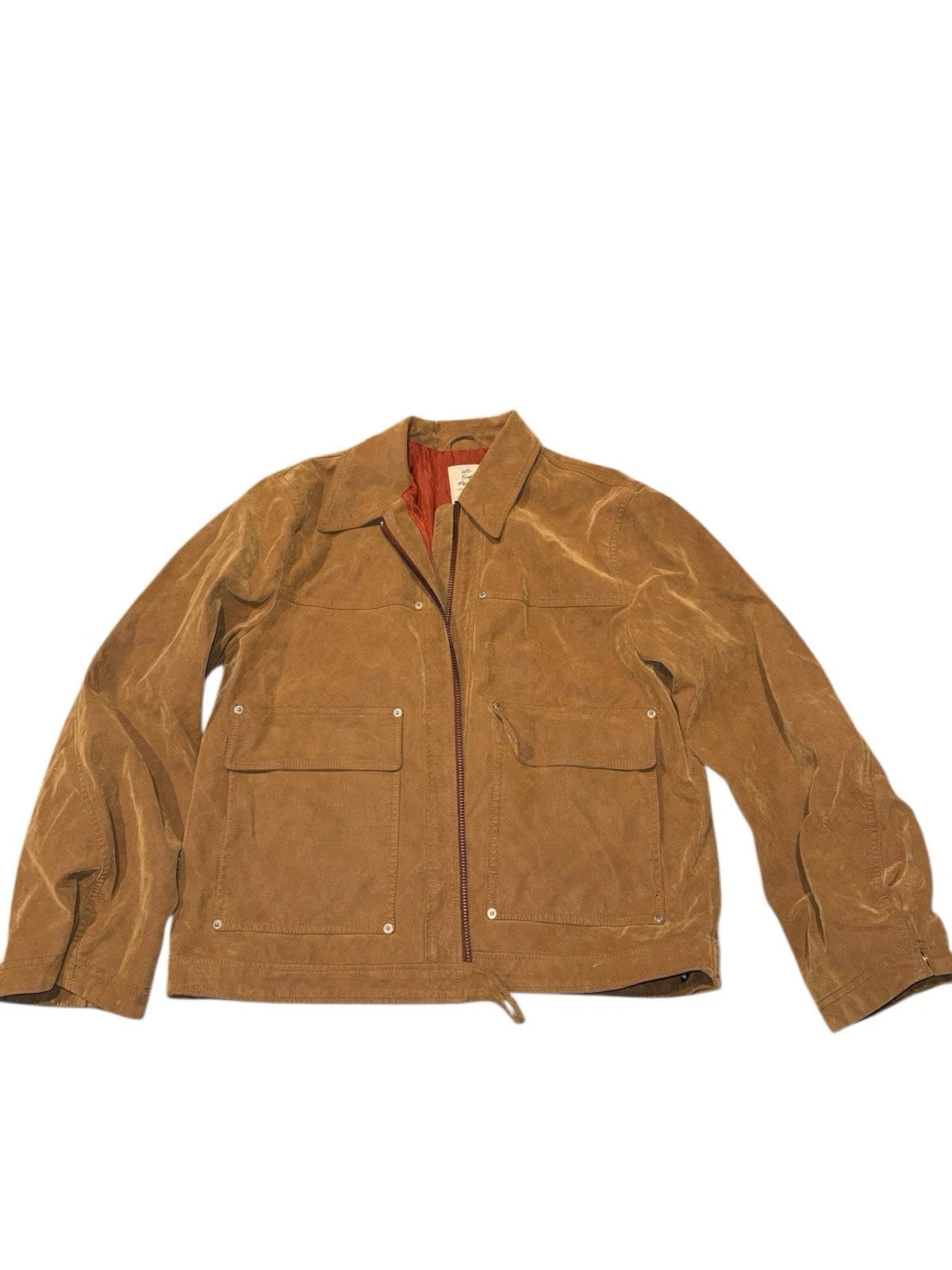 Women’s Large- We The Free Vegan Leather Jacket Brown