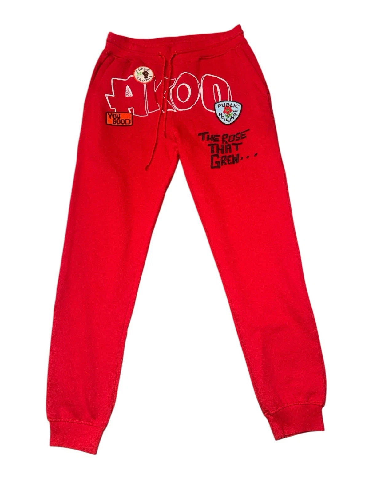 Men’s Medium Akoo Sweatpants Red