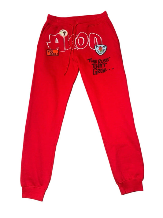 Men’s Medium Akoo Sweatpants Red