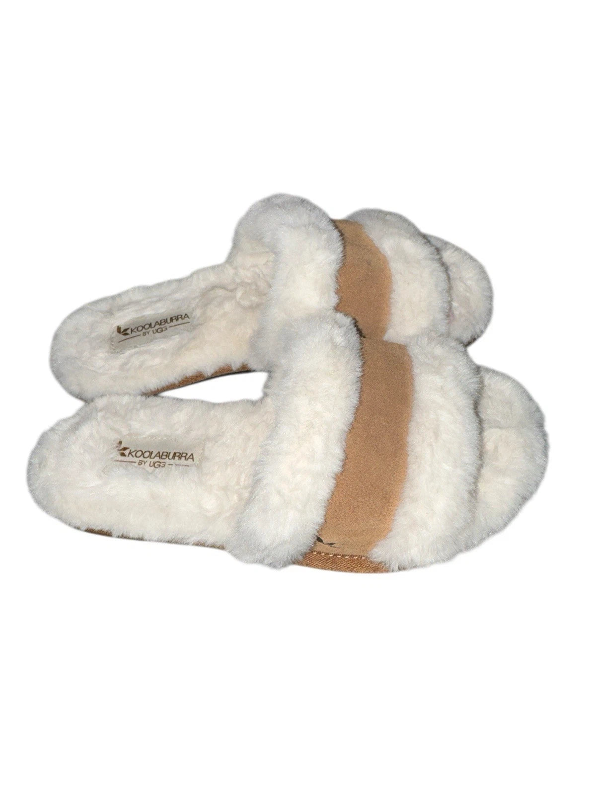 Women’s Size 5- Koolaburra By UGG Slippers- White/Brown