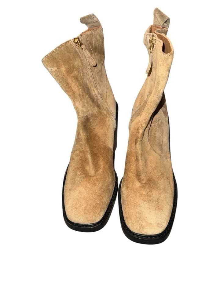 Women’s 9.5 Tory Burch Boots Brown
