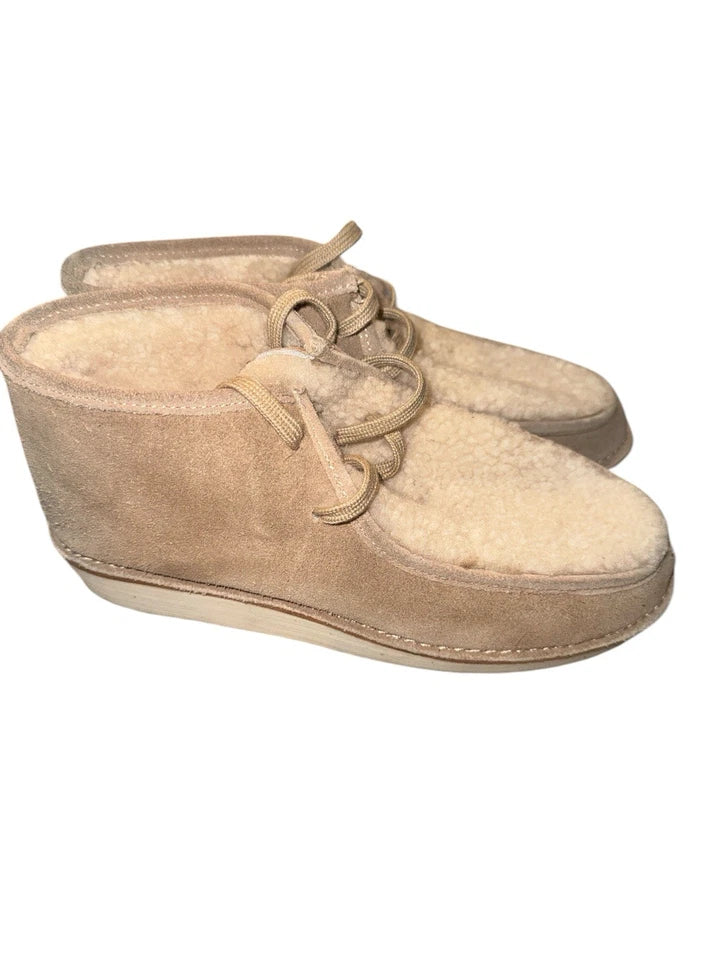 Women’s Size 7 Beek Shearling Suede Shoes