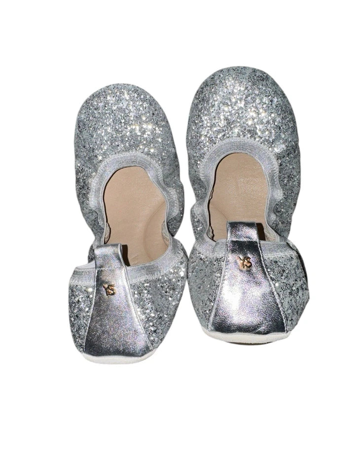 Women’s 7 Yosi Samra Ballet Shoe Silver