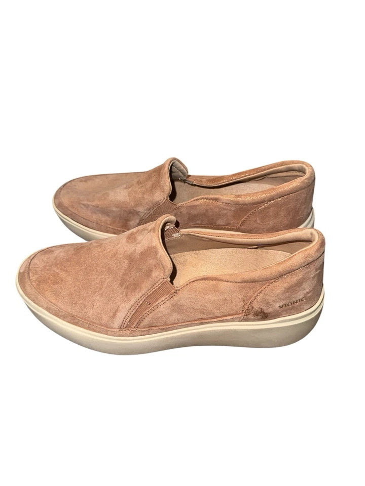 Women’s 7.5 VIONIC Slip On Sneakers Rose Gold